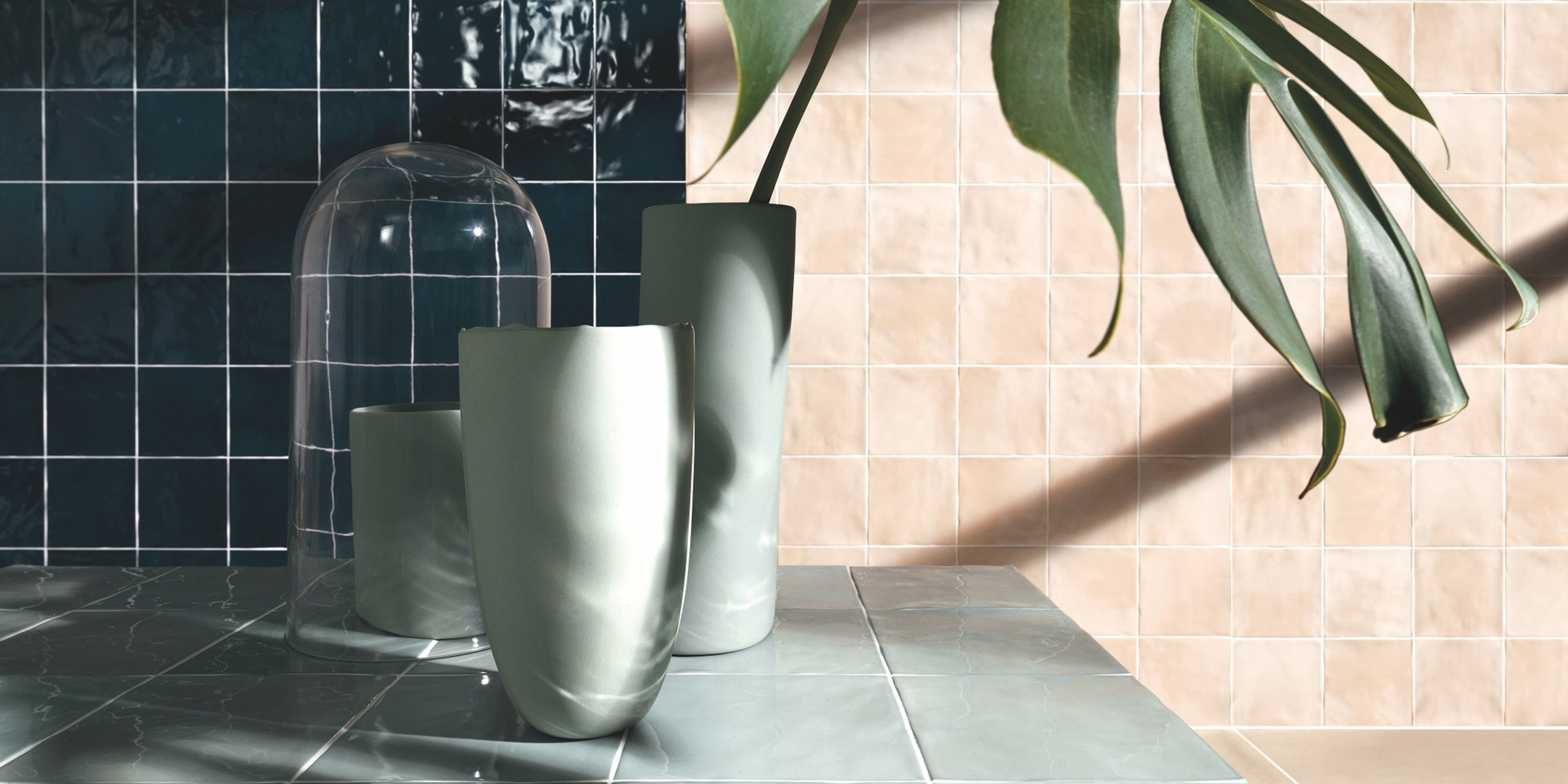brushstroke-inspired design | smooth texture tile | A&D Tile
