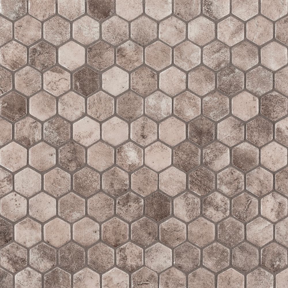 Sierra Hexagon Mosaic 11.25" x 11.75"