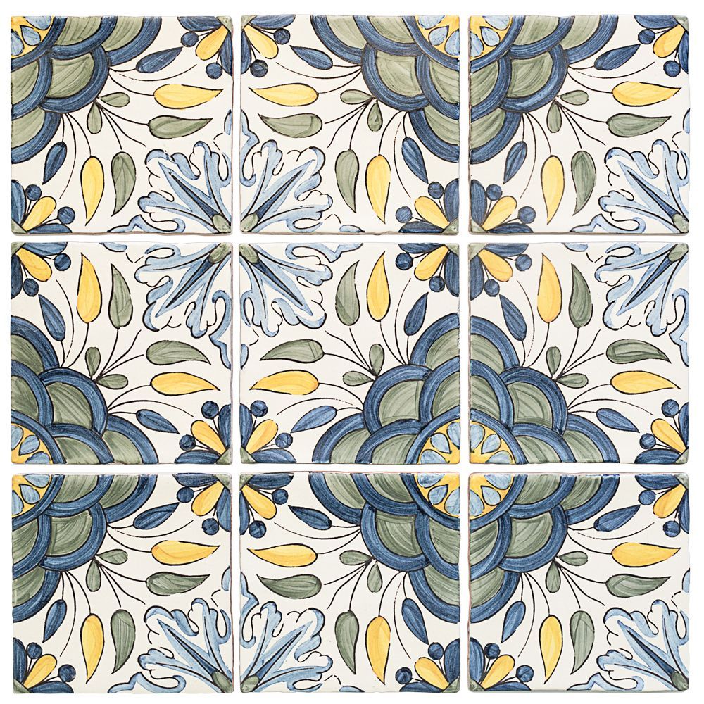 Algarve Field Tile 5" x 5" 5" x 5"