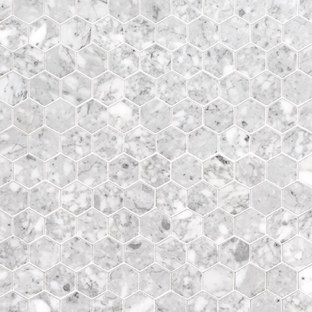 2" Hexagon Mosaic 9.375" x 10.75"