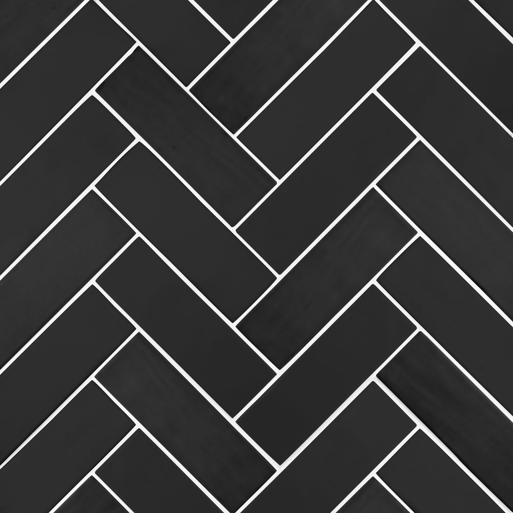 2.5" x 8" Brick Herringbone Mosaic 11.125" x 15.25"