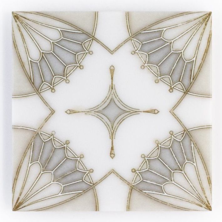 6" x 6"  undefined Deco